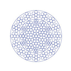 Многослойный стальной канат 35(M)×7, 35(W)×19